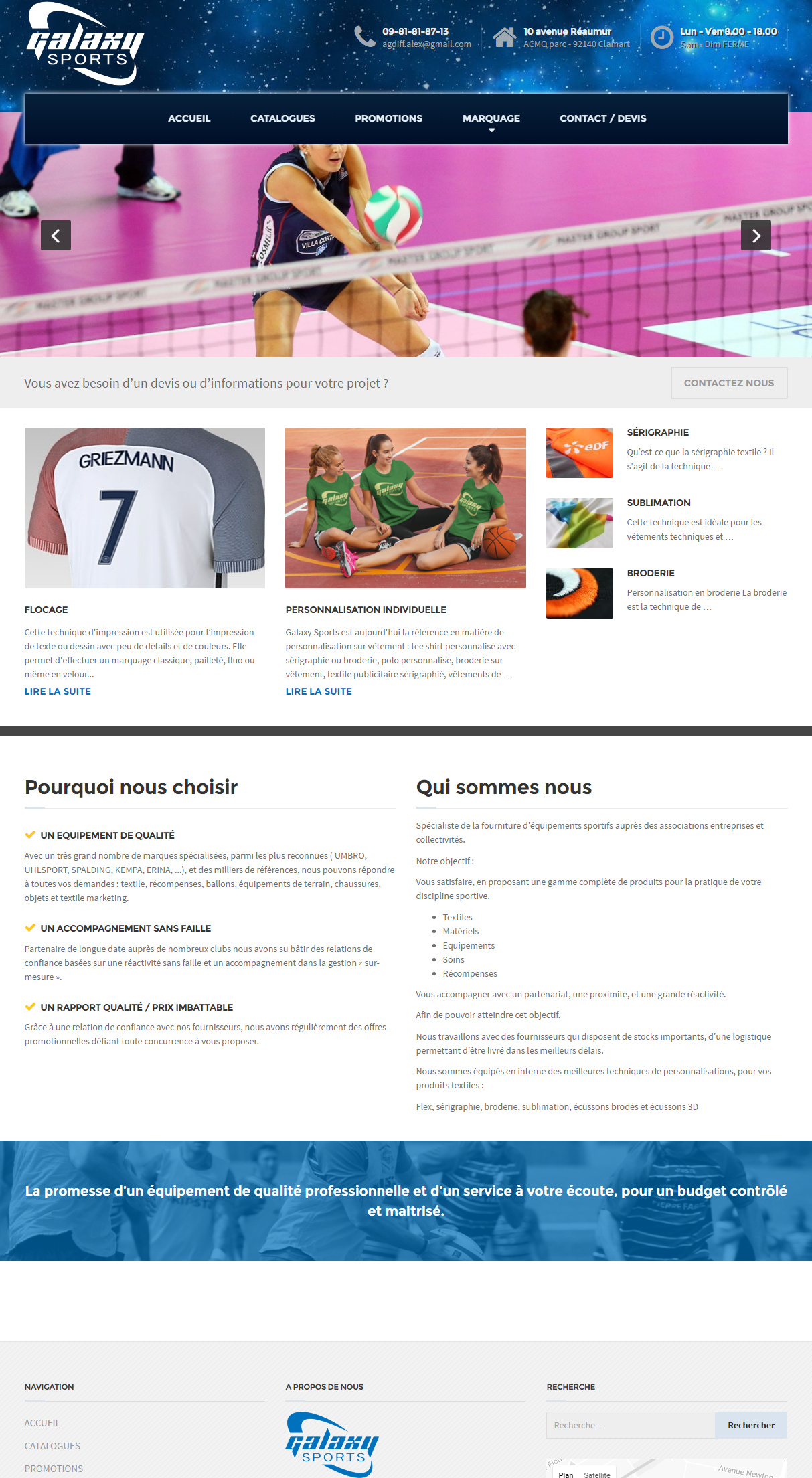 Galaxy Sports - équipementier sportif